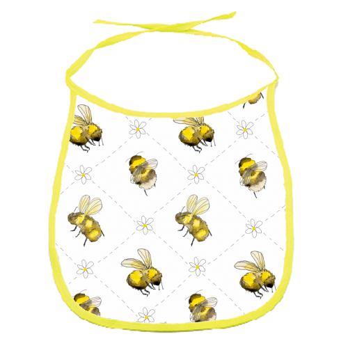 Bumble bee - baby apron bib