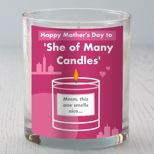 She of many candles Mother’s Day - scented candle by Art Wow