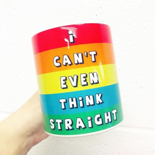 Pride Month 2024 on Art Wow: Can't even think straight coffee mug