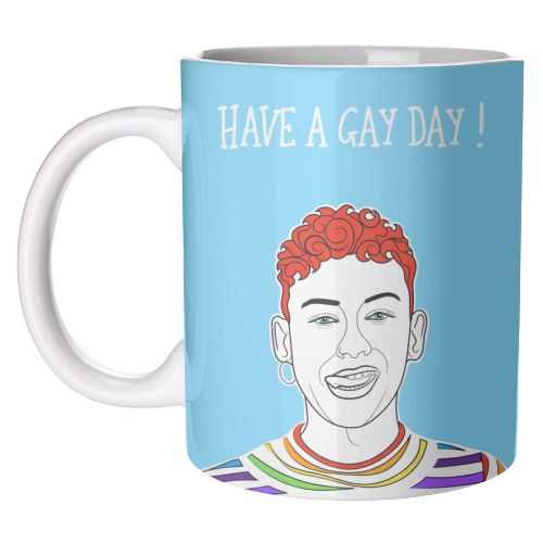 Pride Month 2024 on Art Wow: Have a gay Day coffee mug